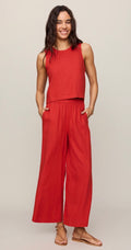 Scout Linen Pant in Chili Pant