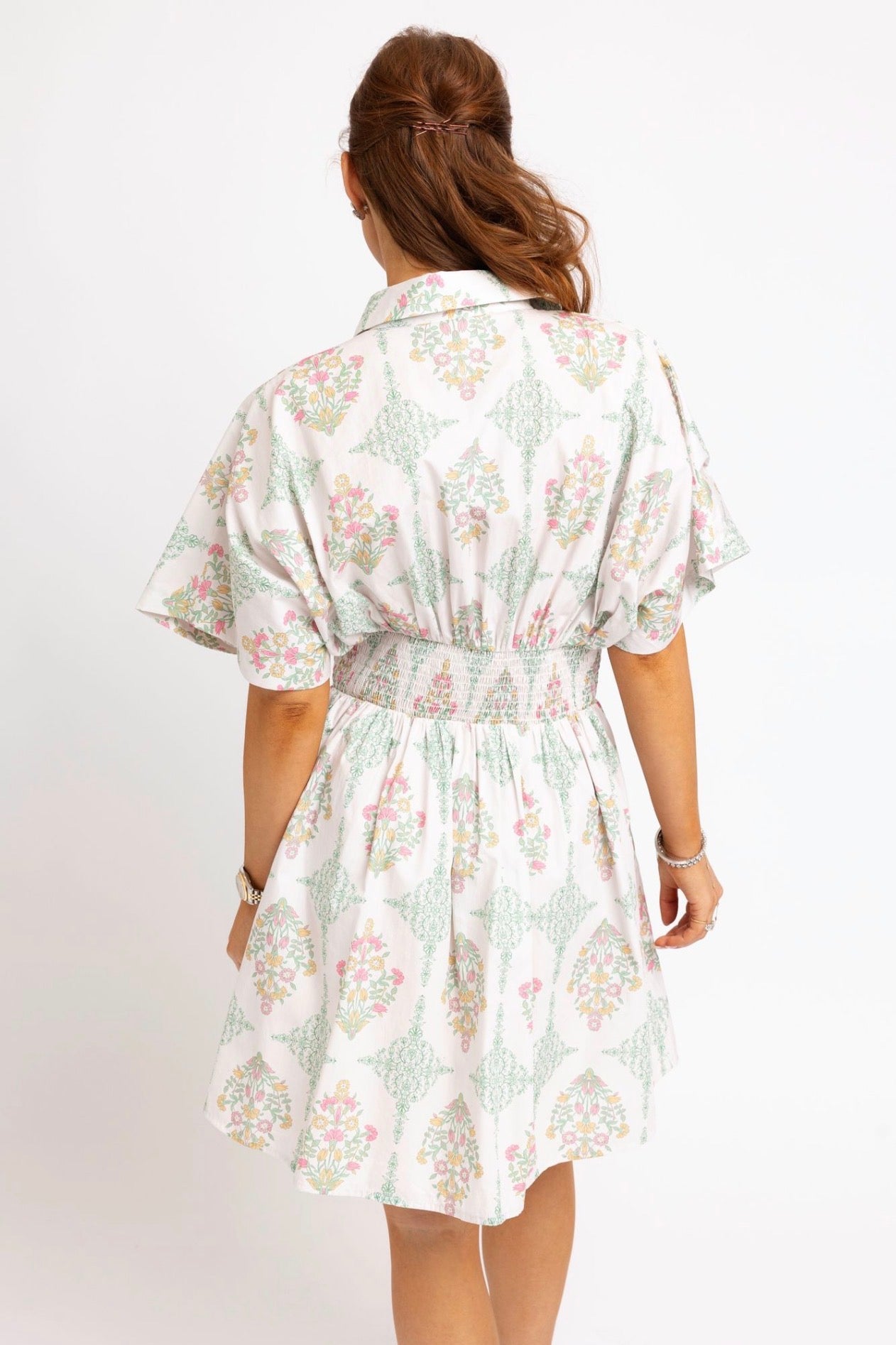 Vintage Floral Mini Dress