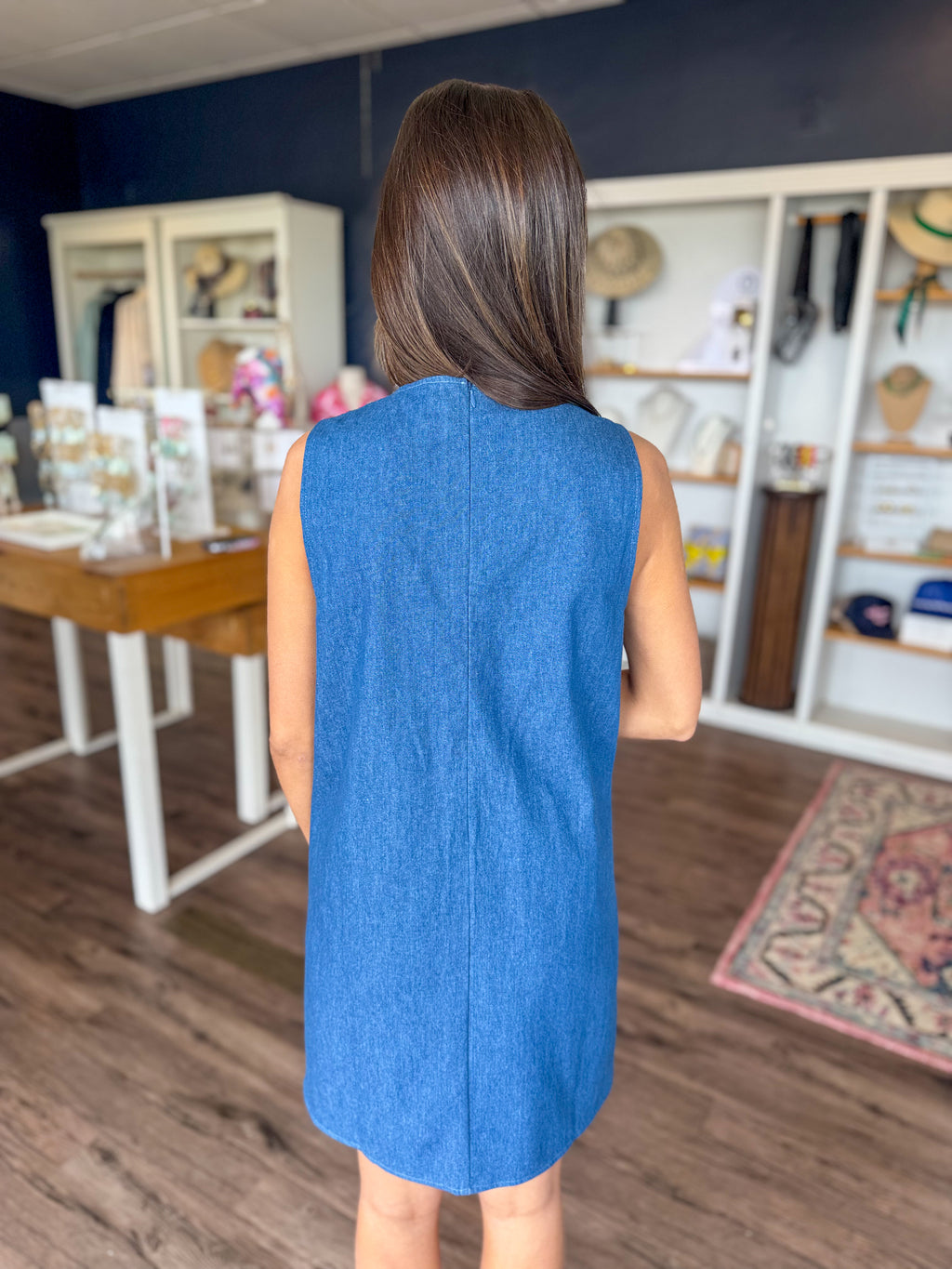 Neon Denim Dress