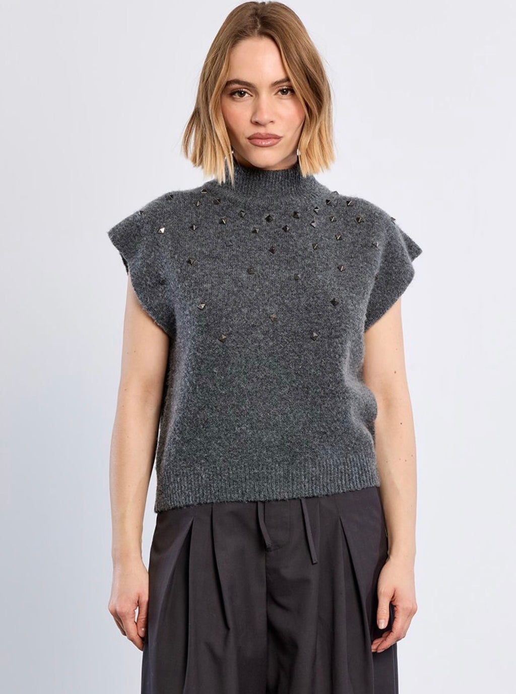 Studded Up Sweater