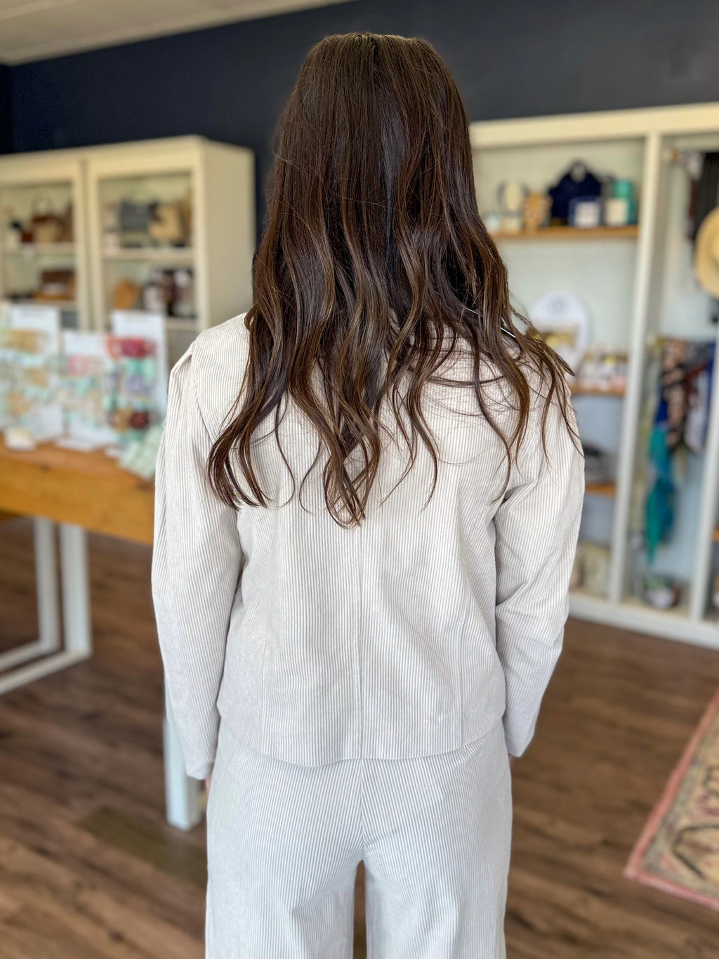 Beige Corduroy Jacket