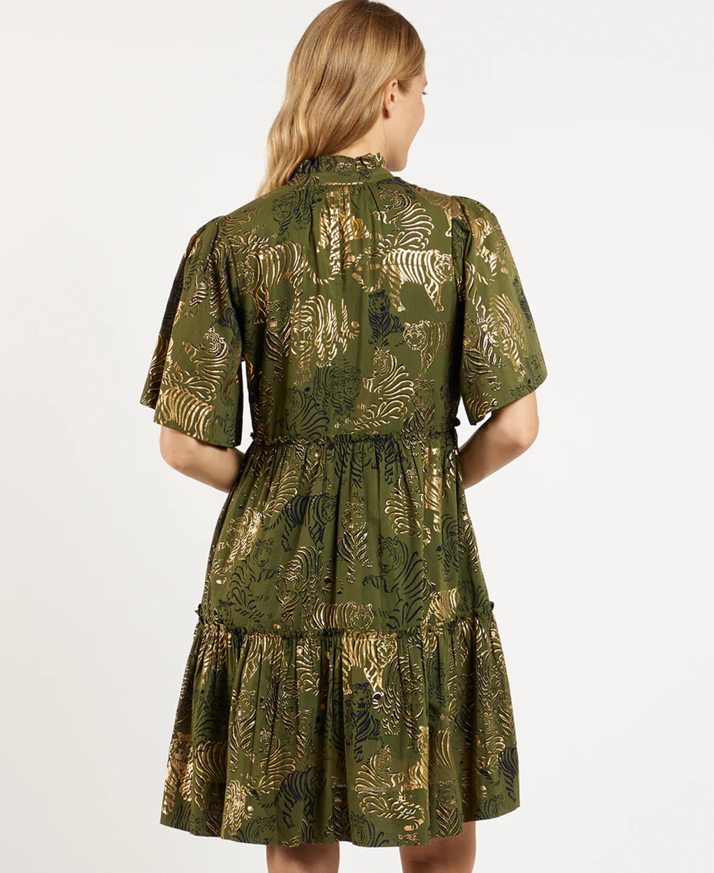 Shirley Dress in Tiger Safari