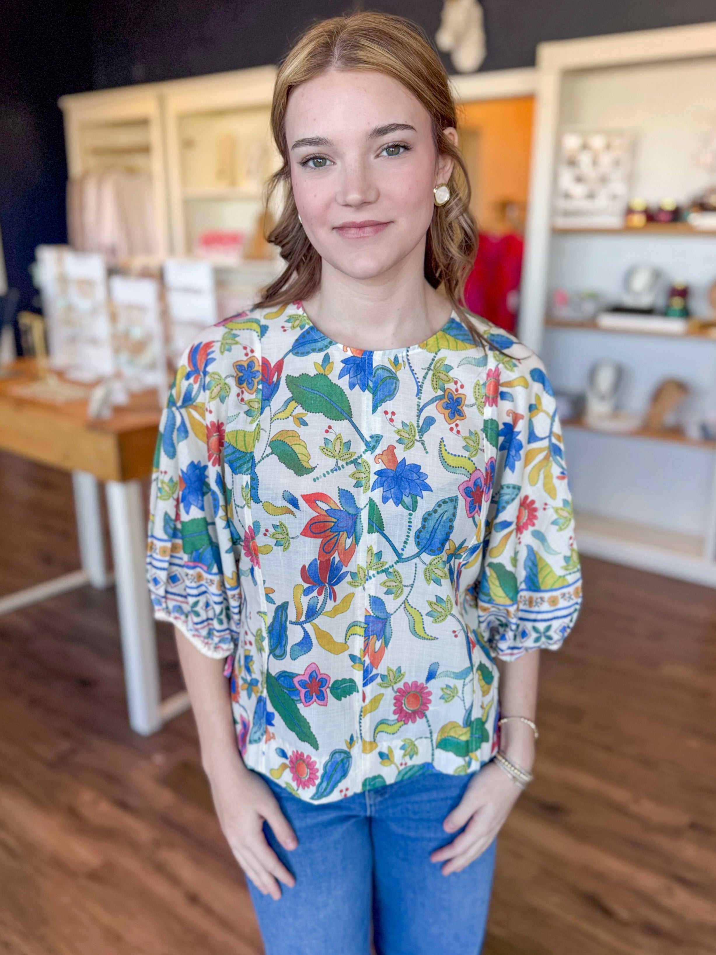 Festival Florals Top