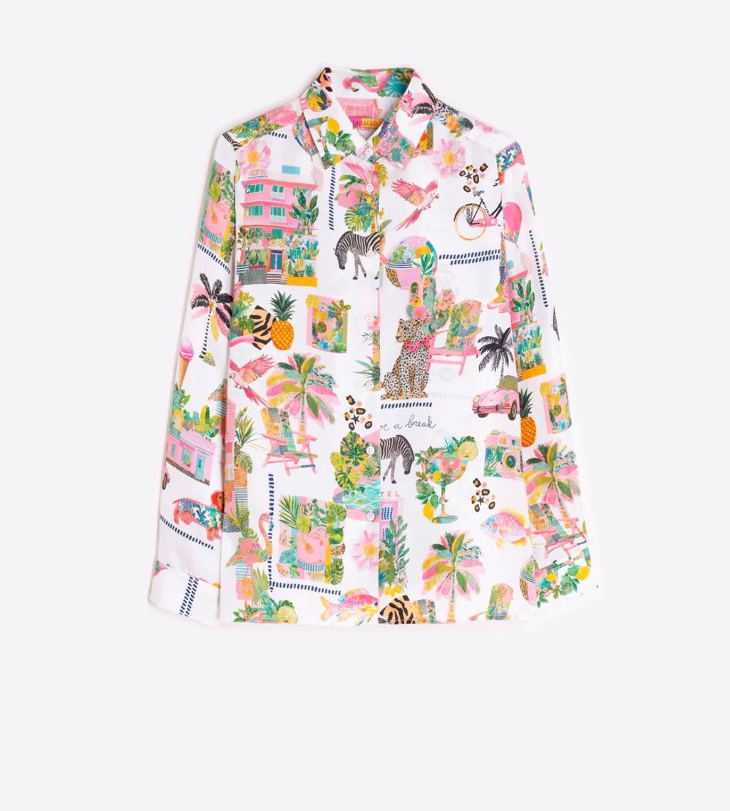 Cali Seda Silk Blouse