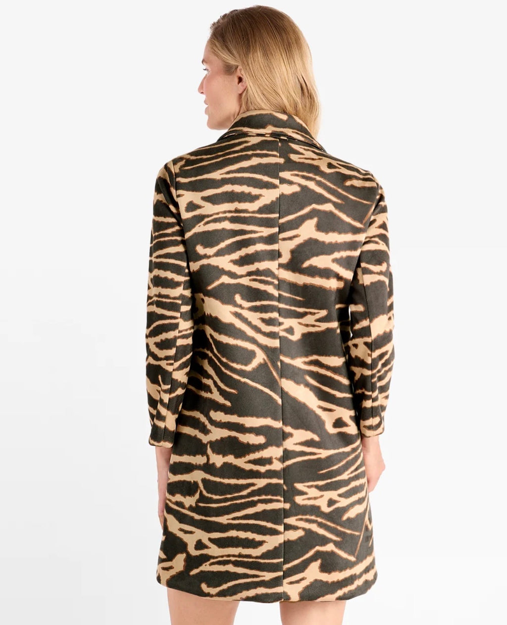 Emma Suede Jacket in Zebra