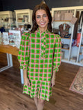 Plaid Bows Dress