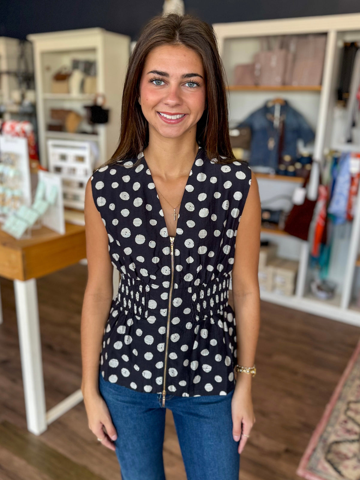 Polka Dot Top