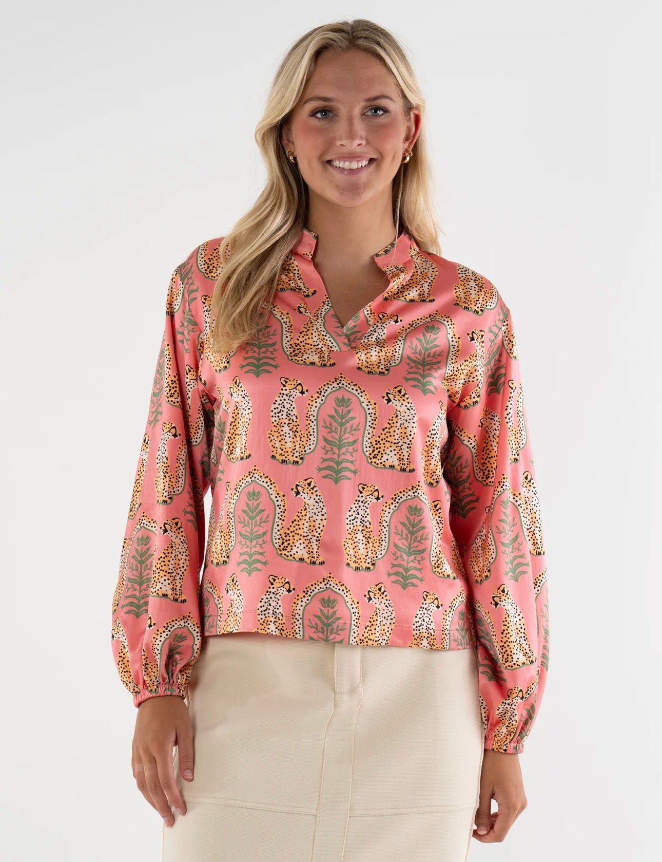 Lolli Top in Cabana Cat