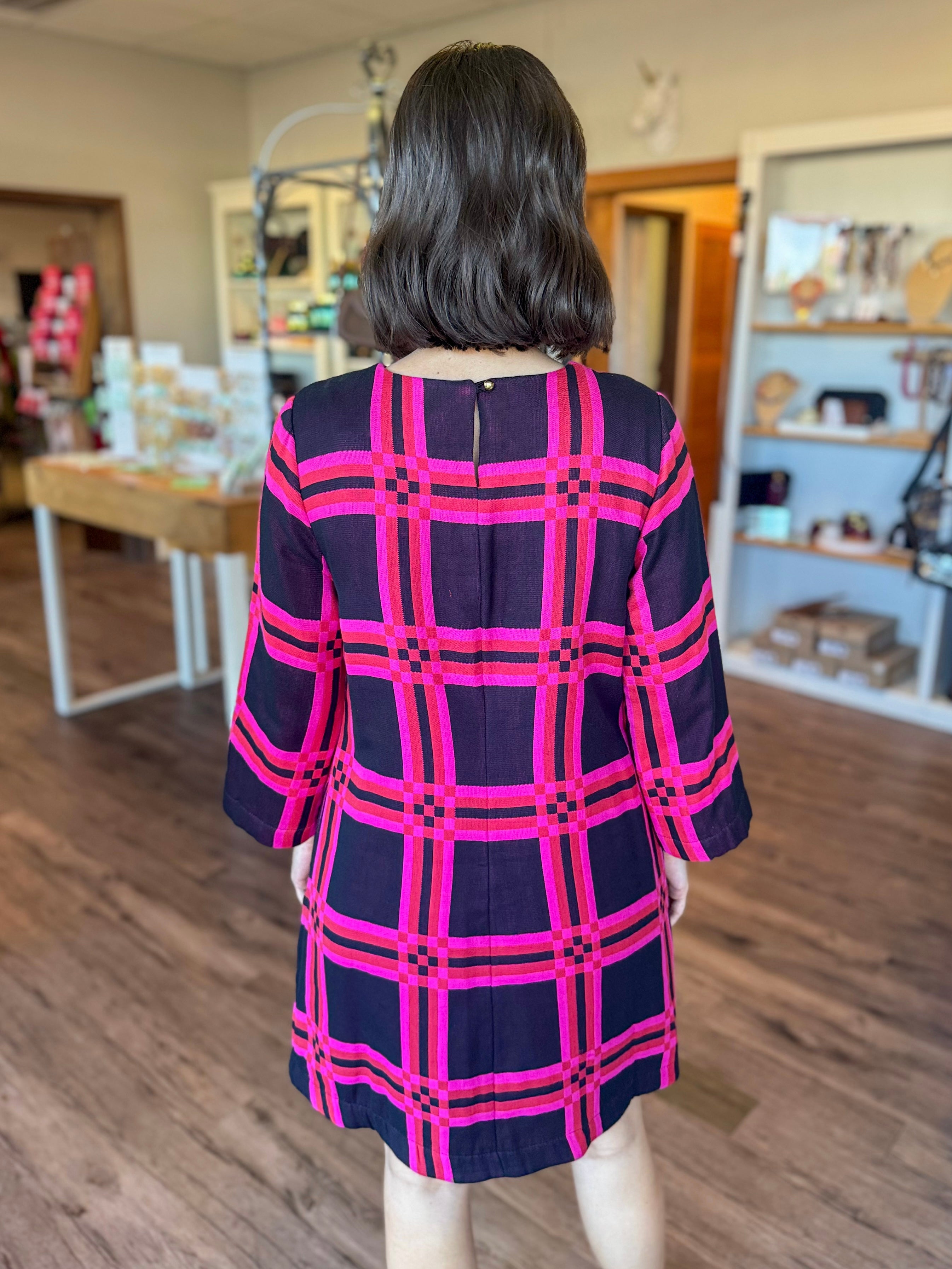Plaid Shift Dress