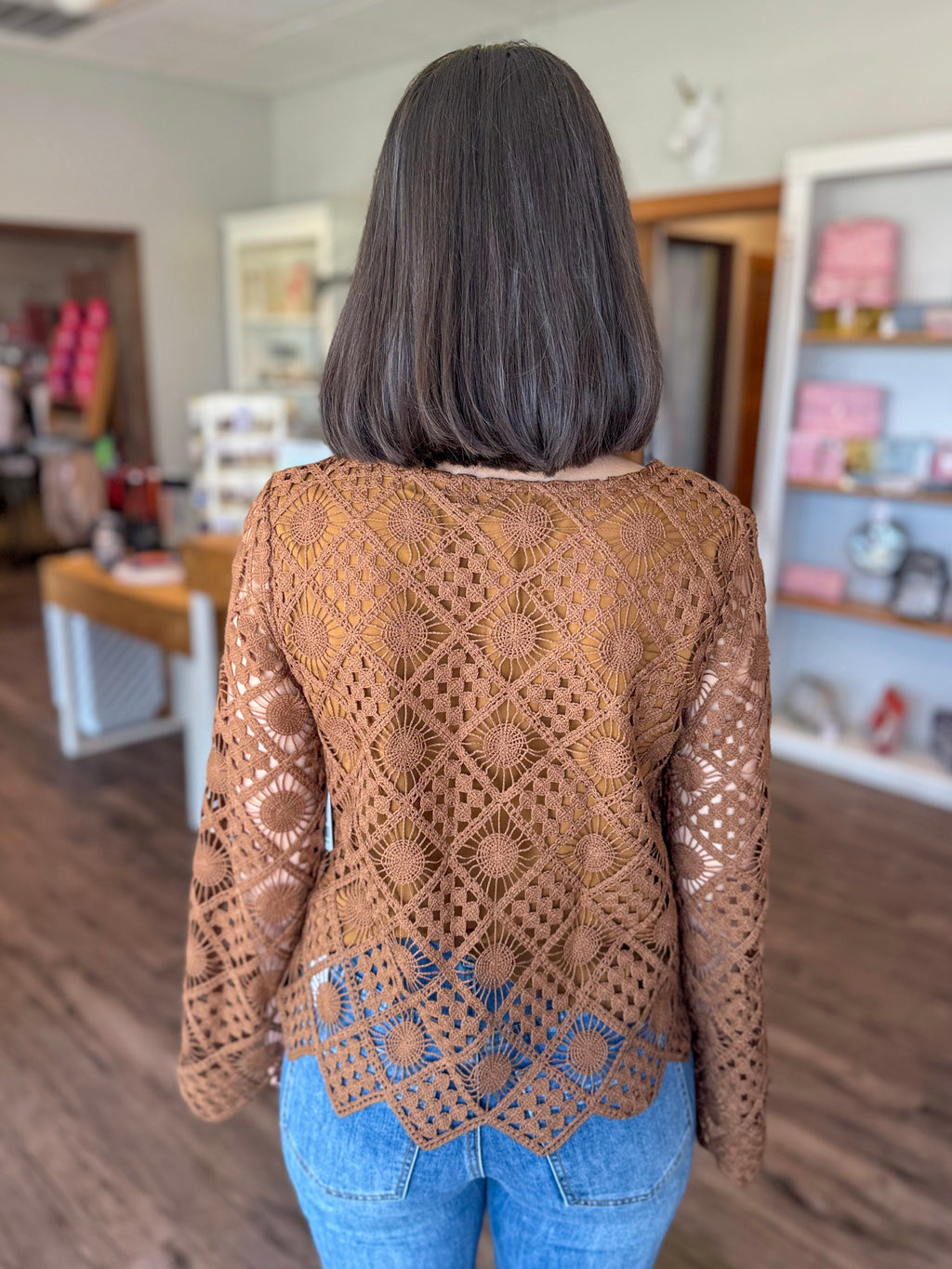 Crochet Camel Top