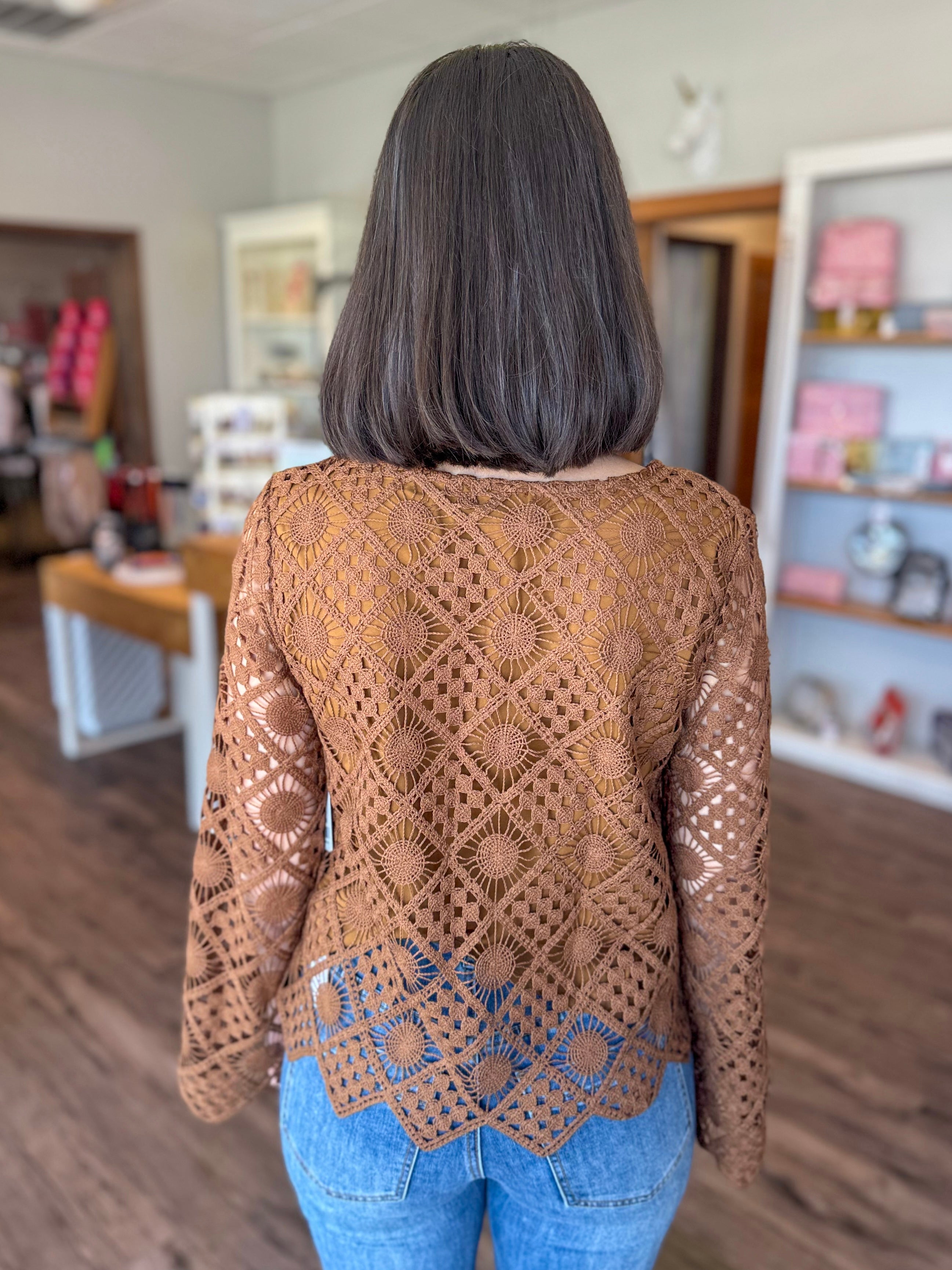 Crochet Camel Top