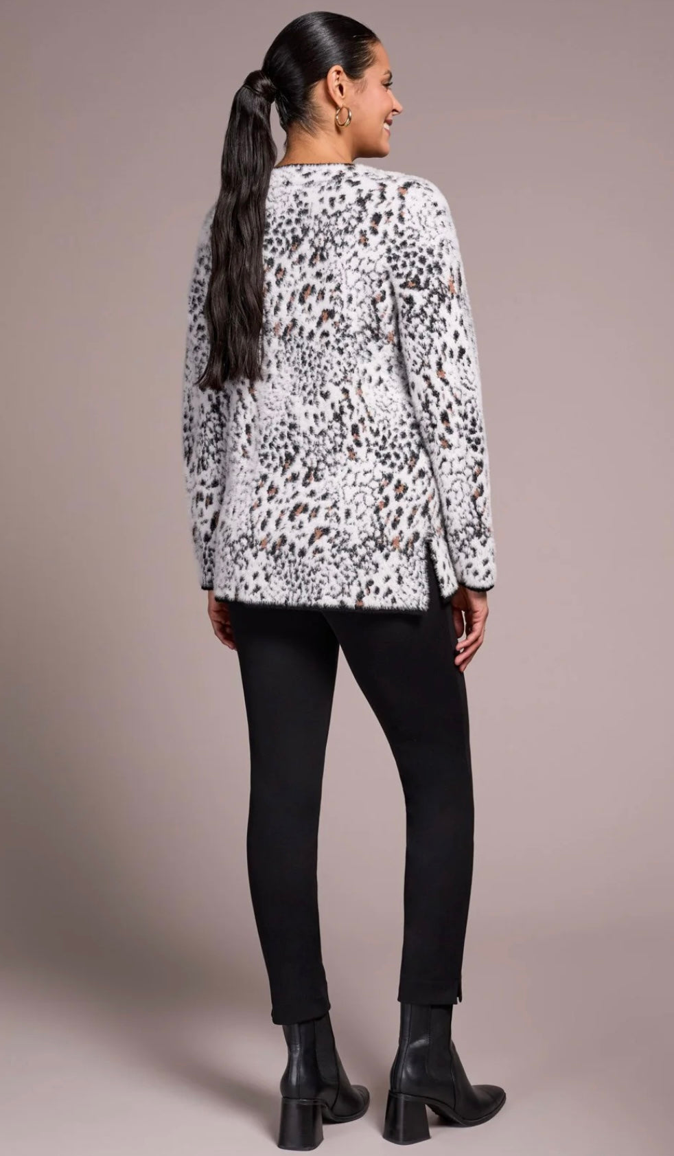 Cheetah Tunic Sweater