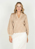 Lolli Sweater in Mosaic Monogram