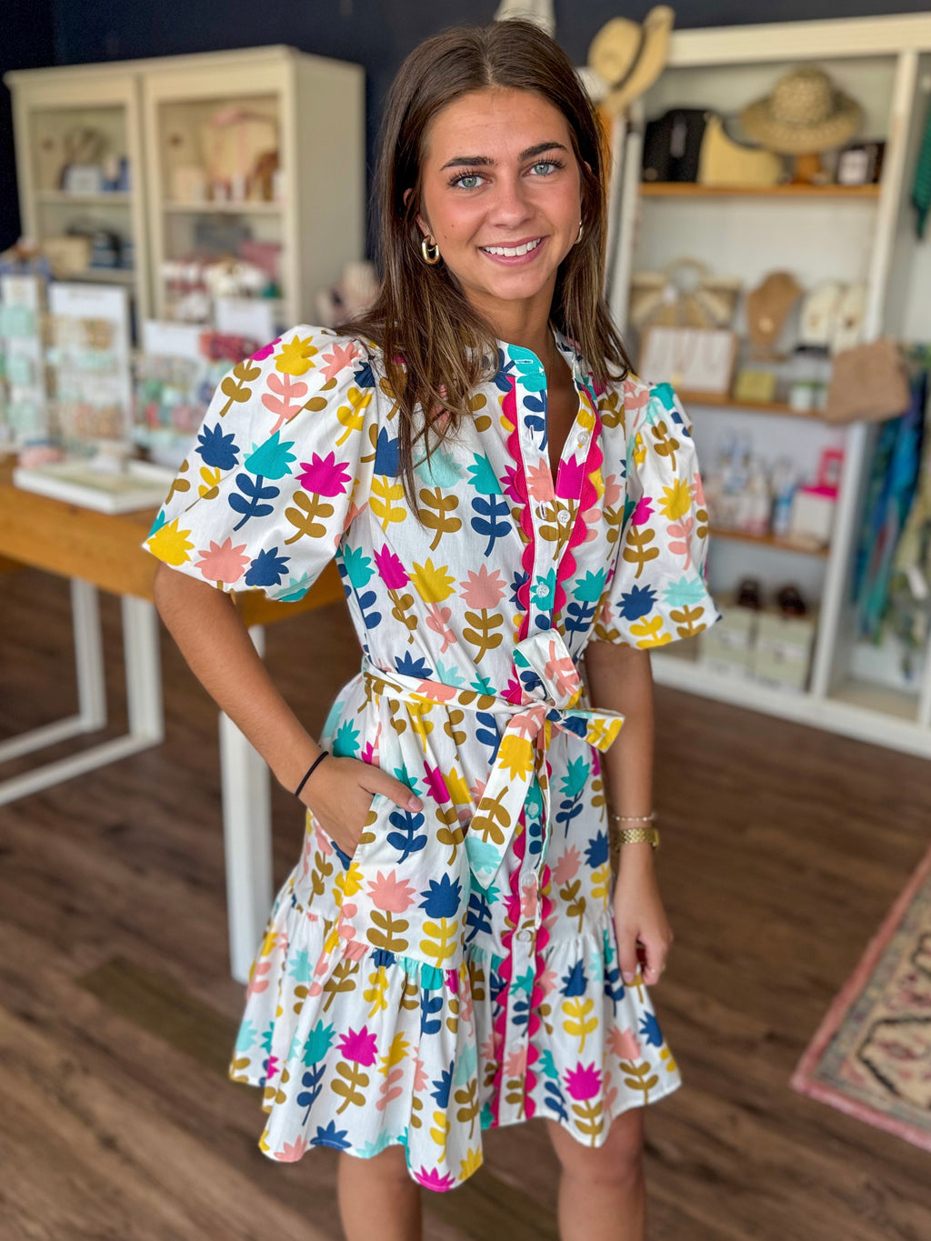 Tulips In A Row Dress