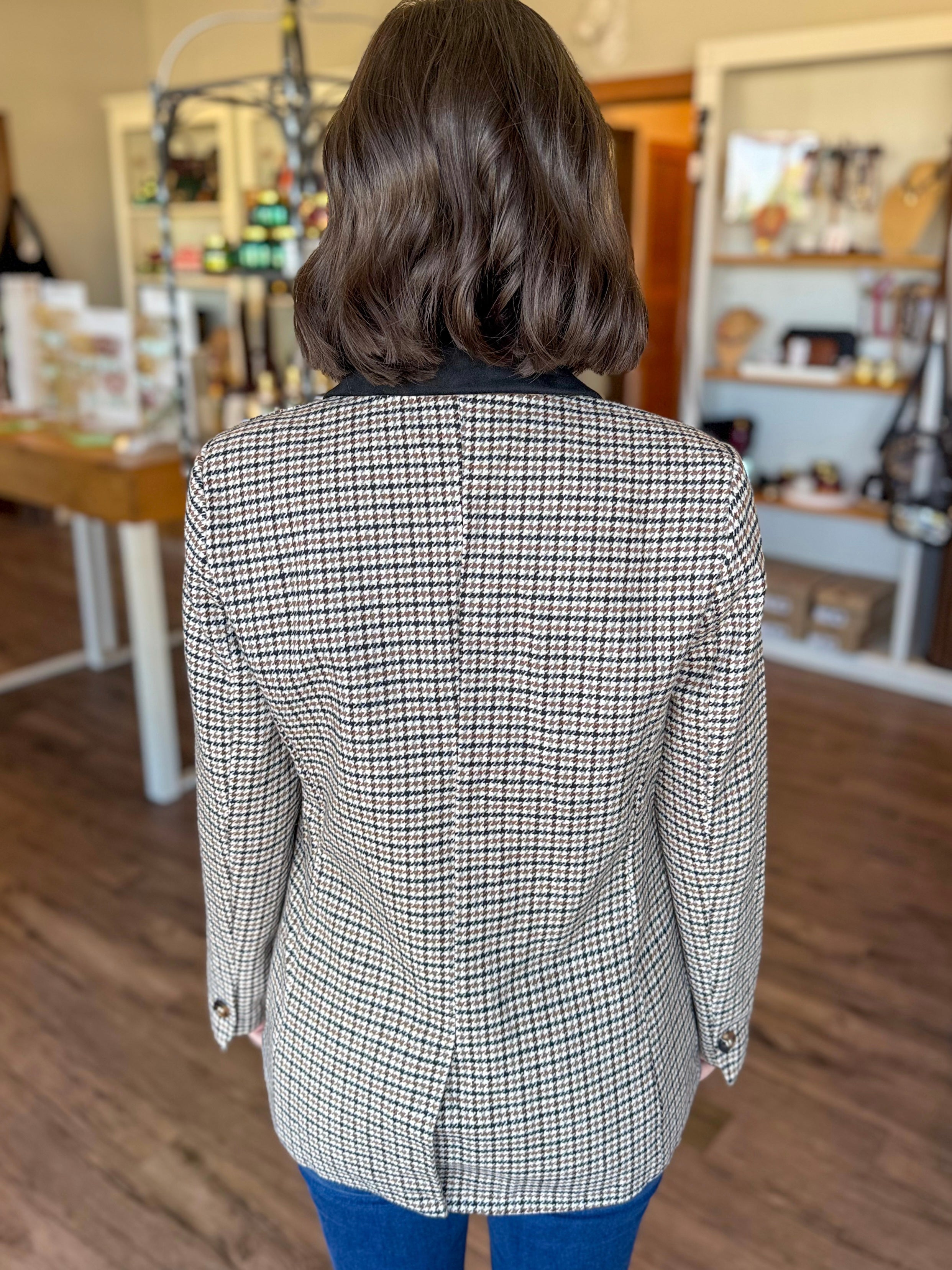 Plaid Blazer