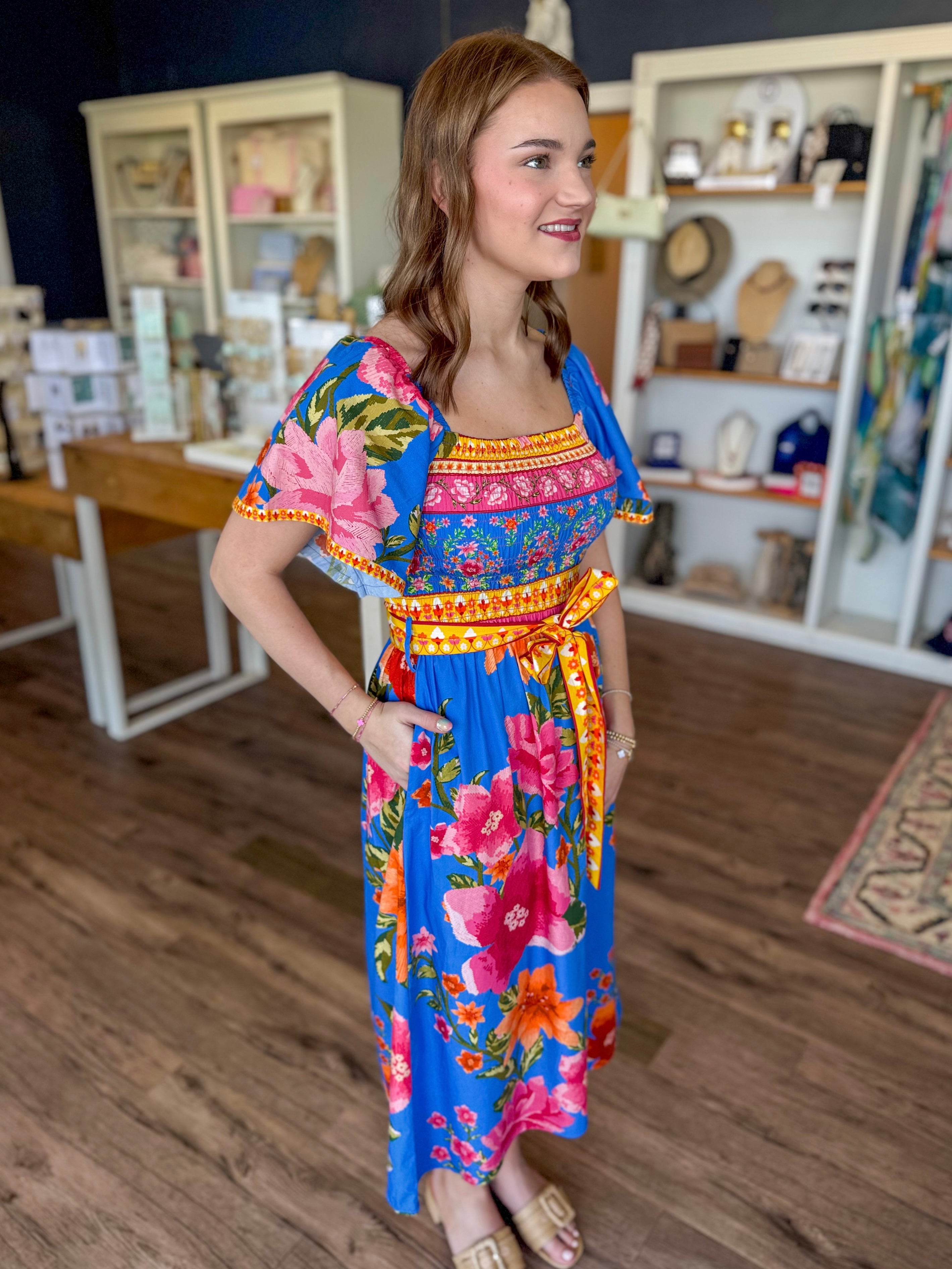 Viva Capri Blossom Dress