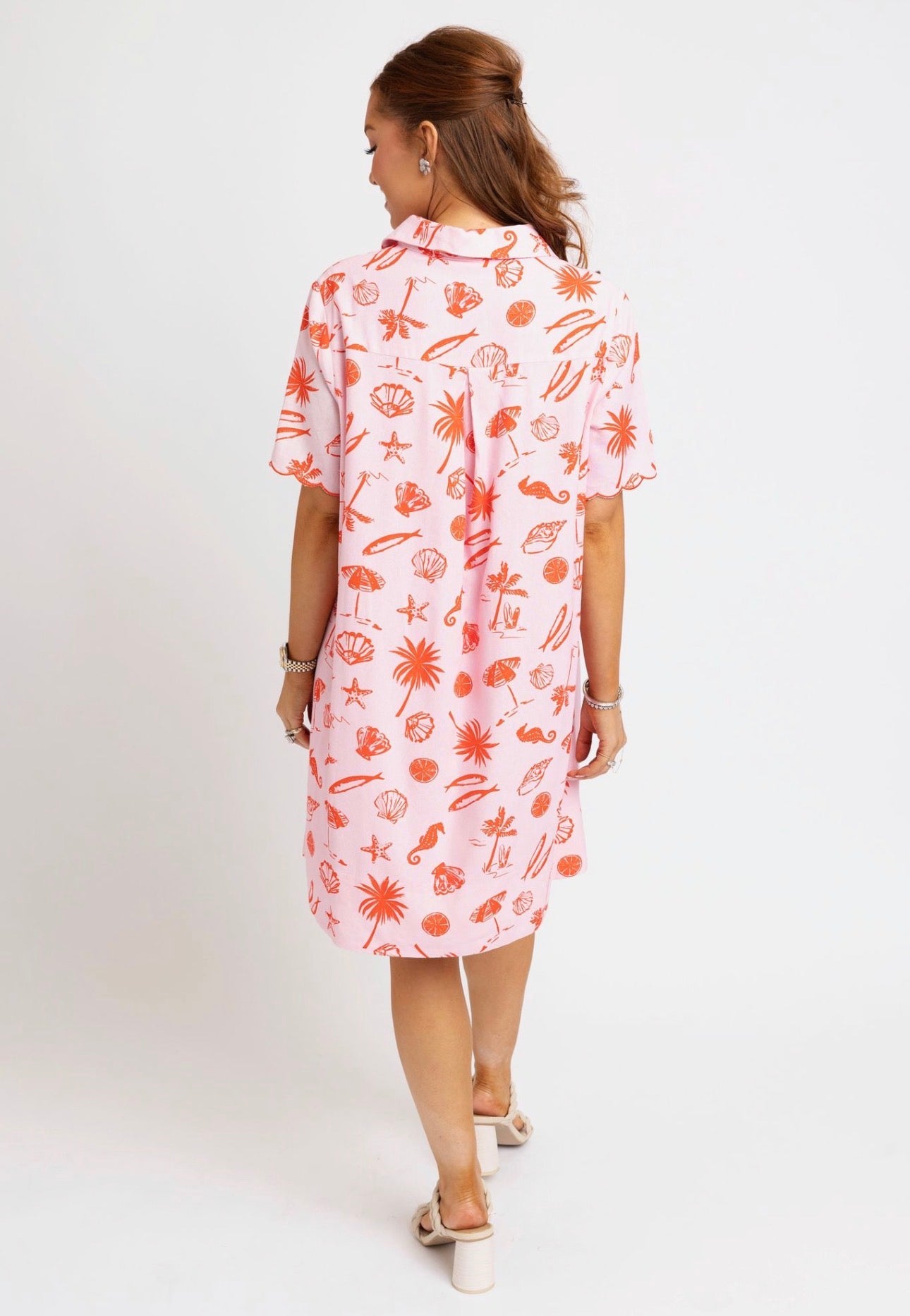 Beach Linen Shirt Dress