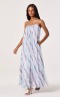 Aileen Dress in Lilac Stripe