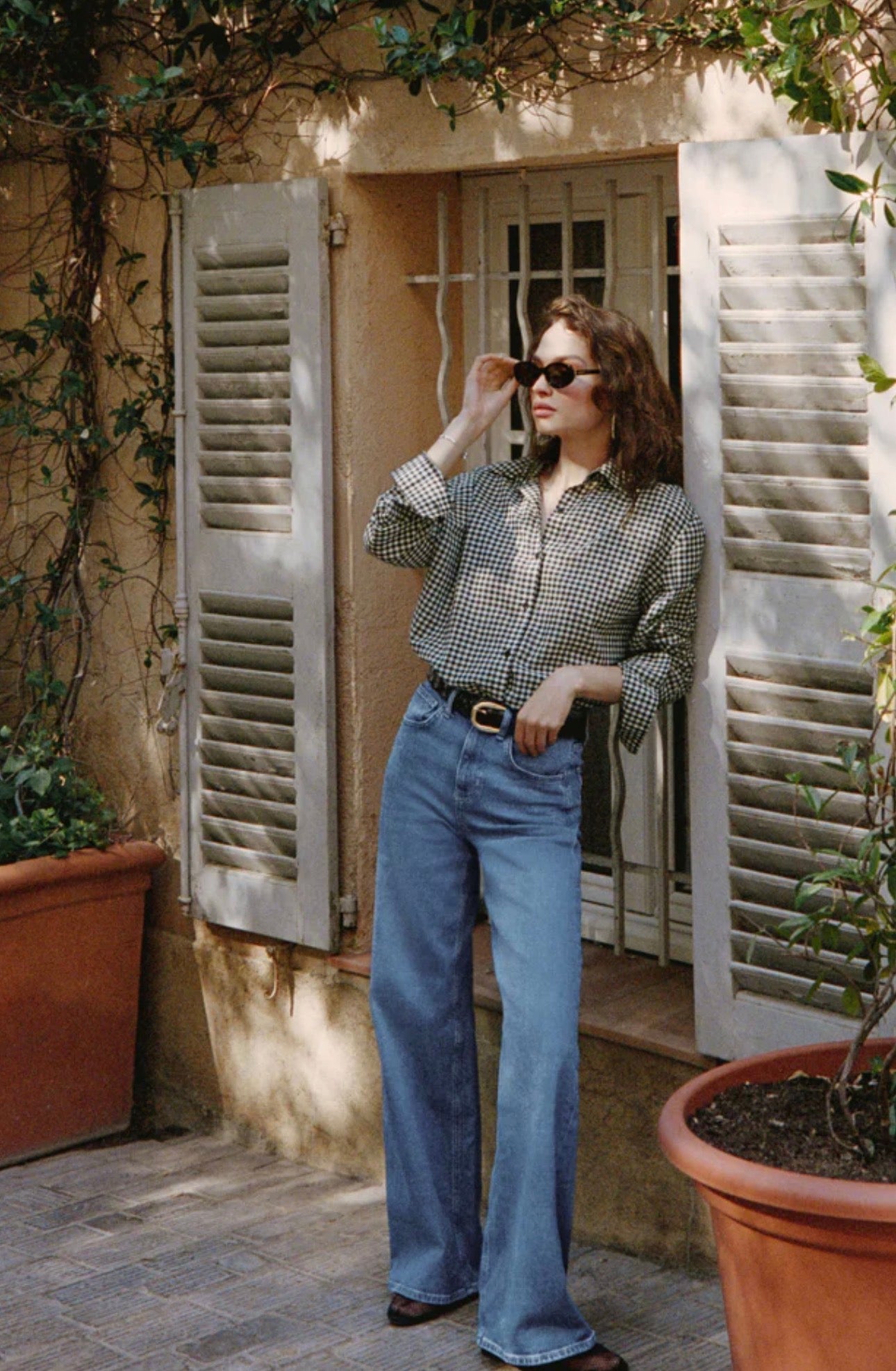 Seaport Button Up Top