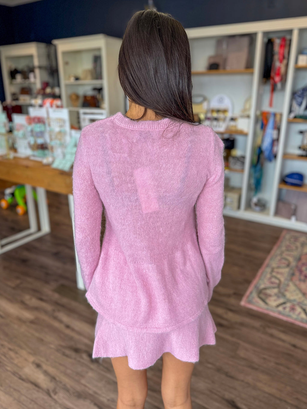 Sierra Brushed Pink Mini Skirt