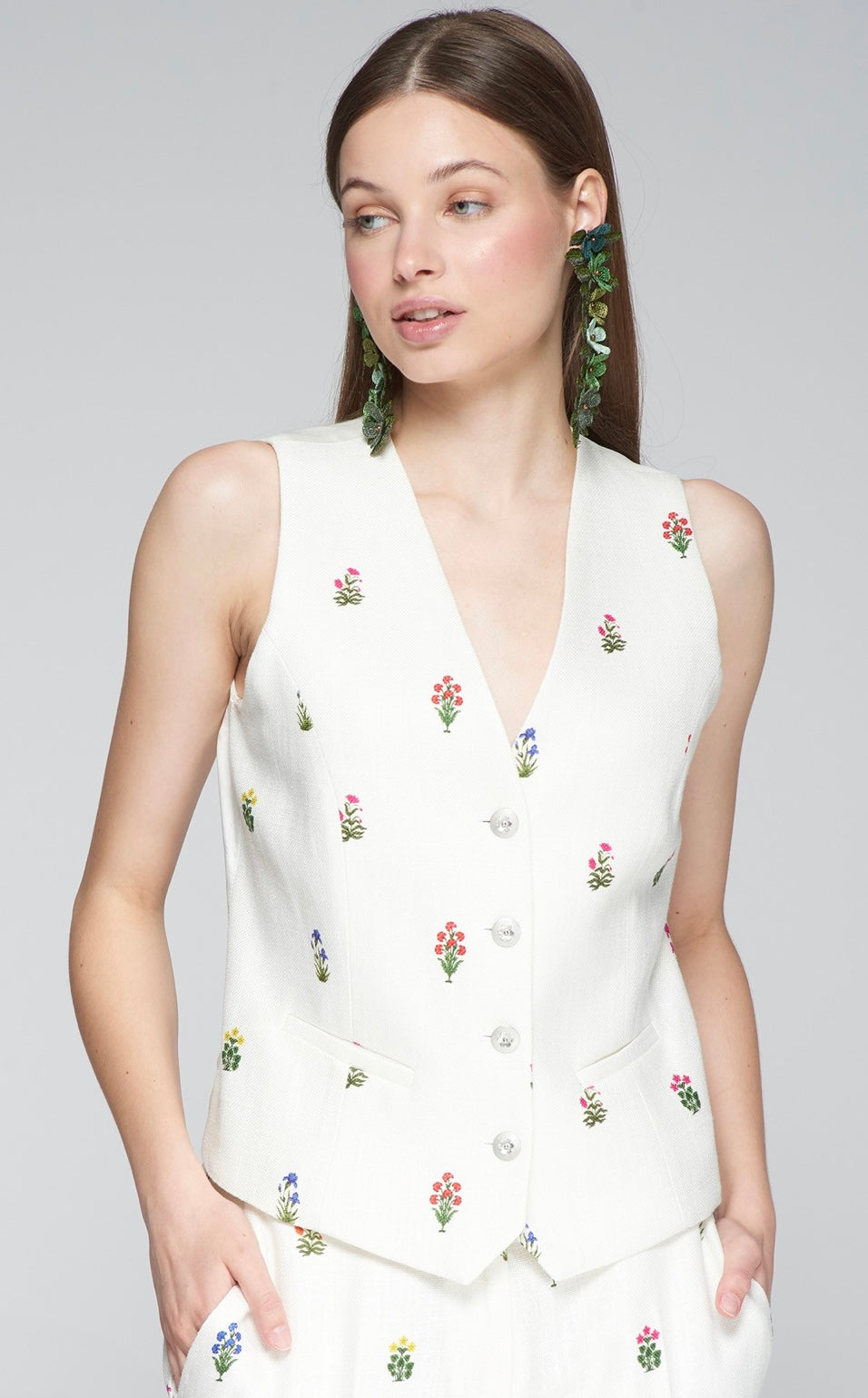Agata Floral Vest