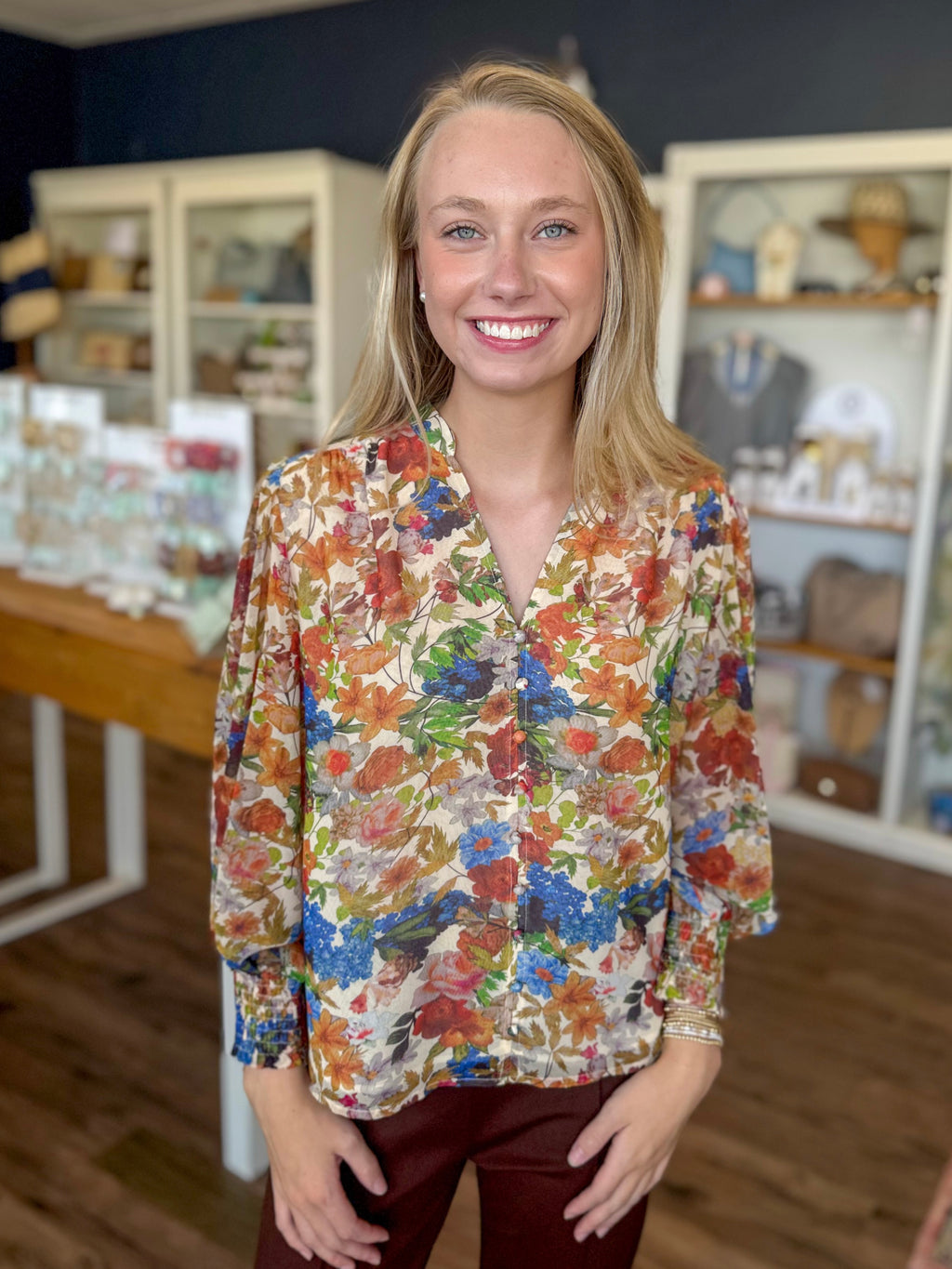 Autumn Flora Blouse