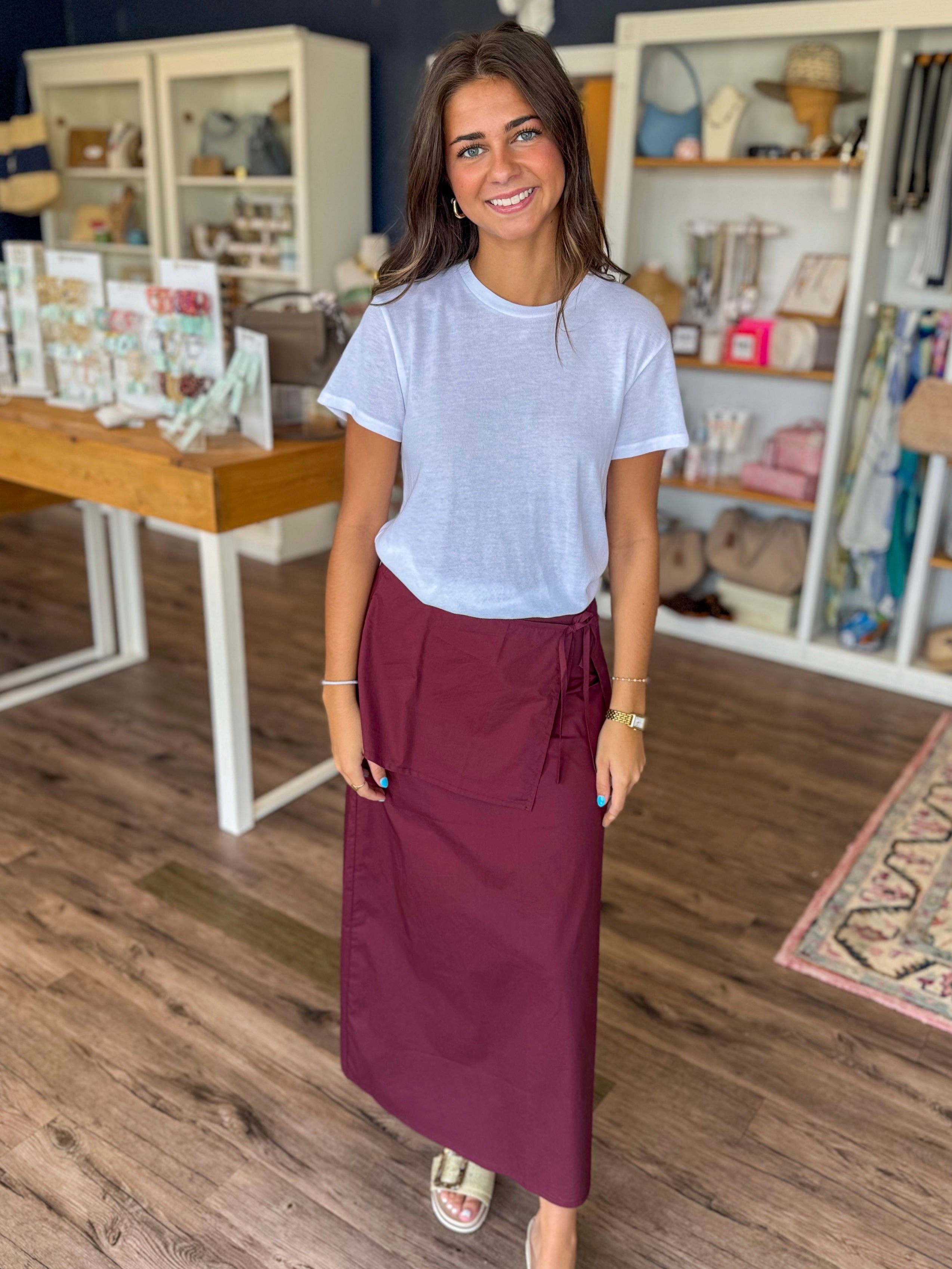 Lola Overlay Midi Skirt