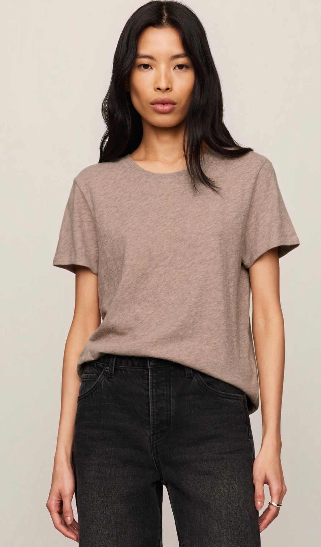 Foundation Slub Tee in Heather
