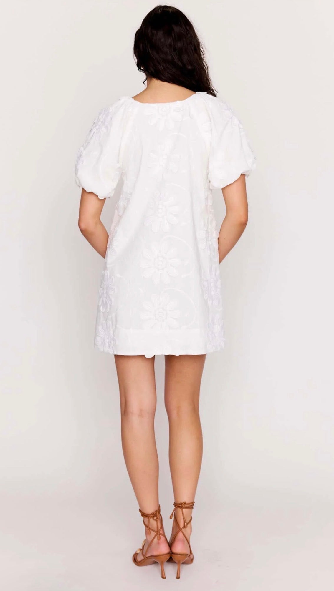 Alessi White Floral Dress