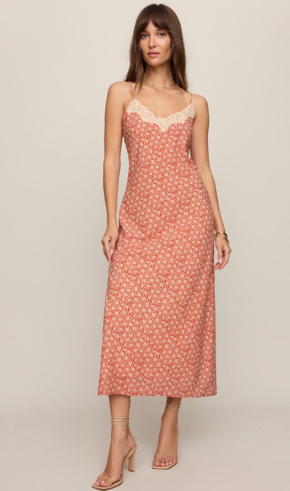 Emela Iris Floral Midi Dress