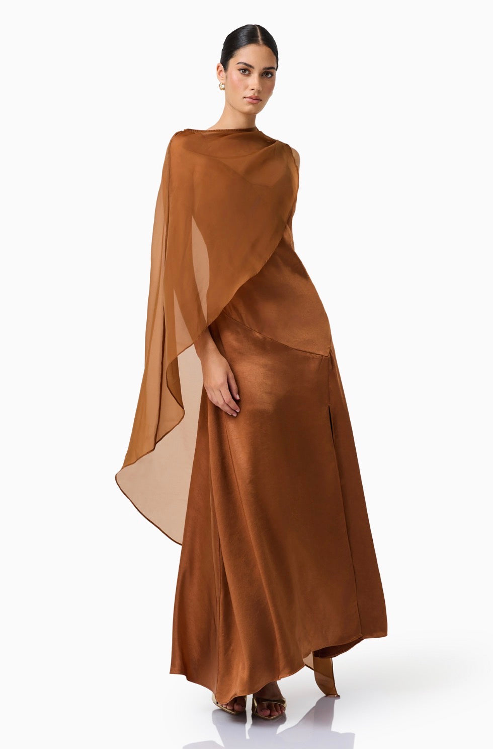 Zimelle Cape Gown