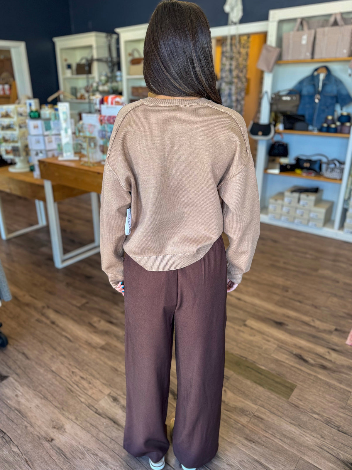 Mira Pant in Brown