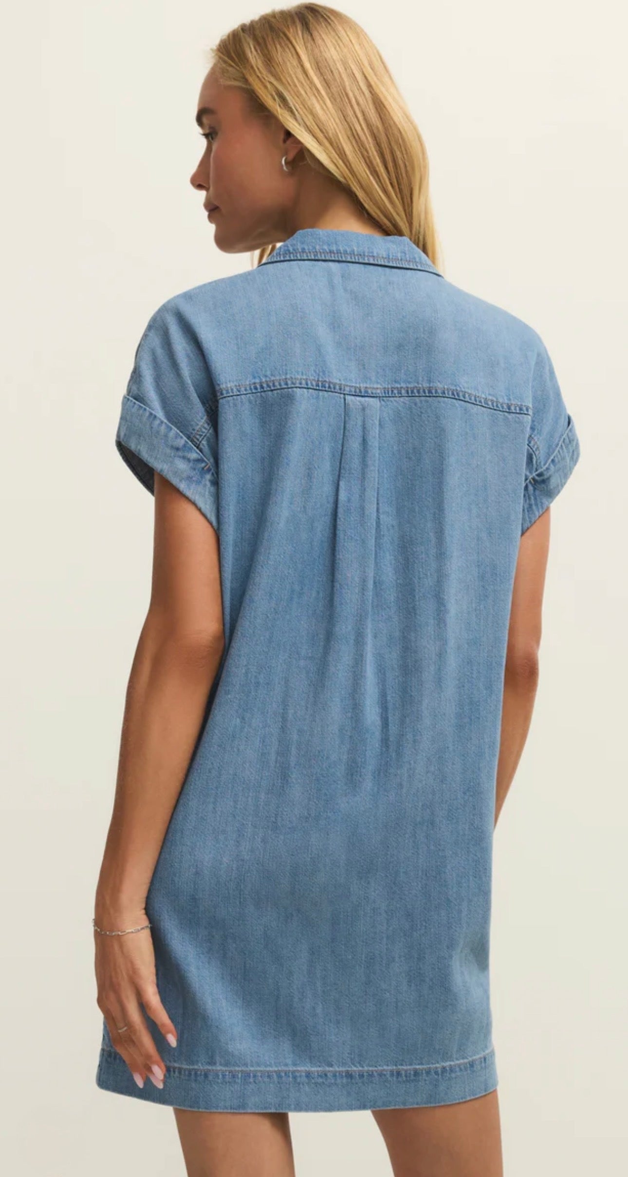 Napa Denim Mini Dress