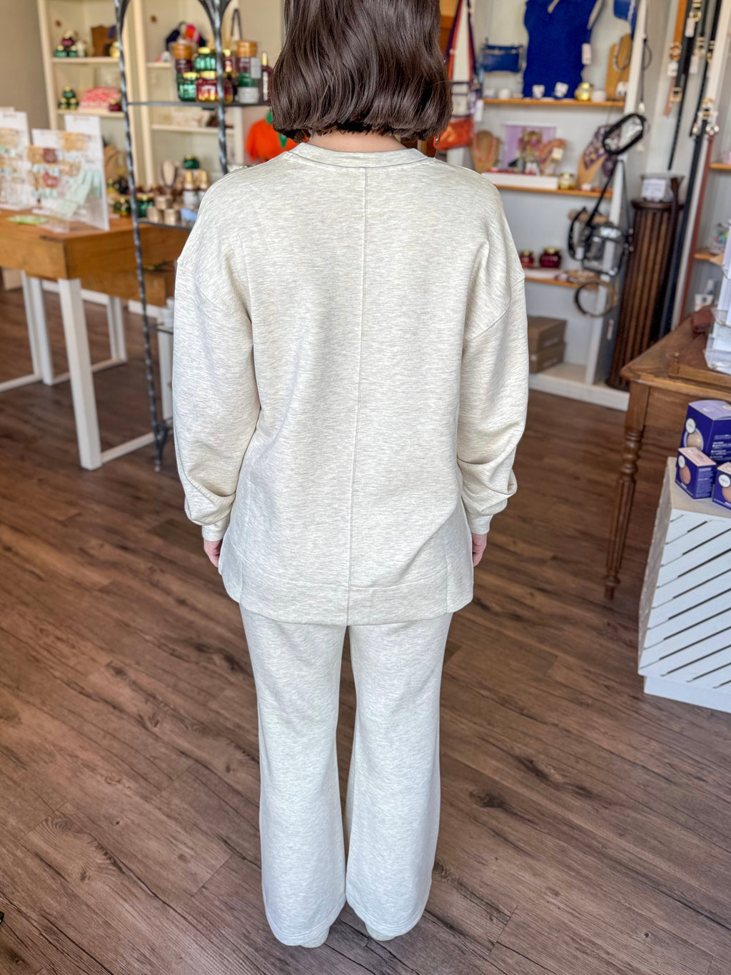 Air Essentials Brushed Crewneck Top