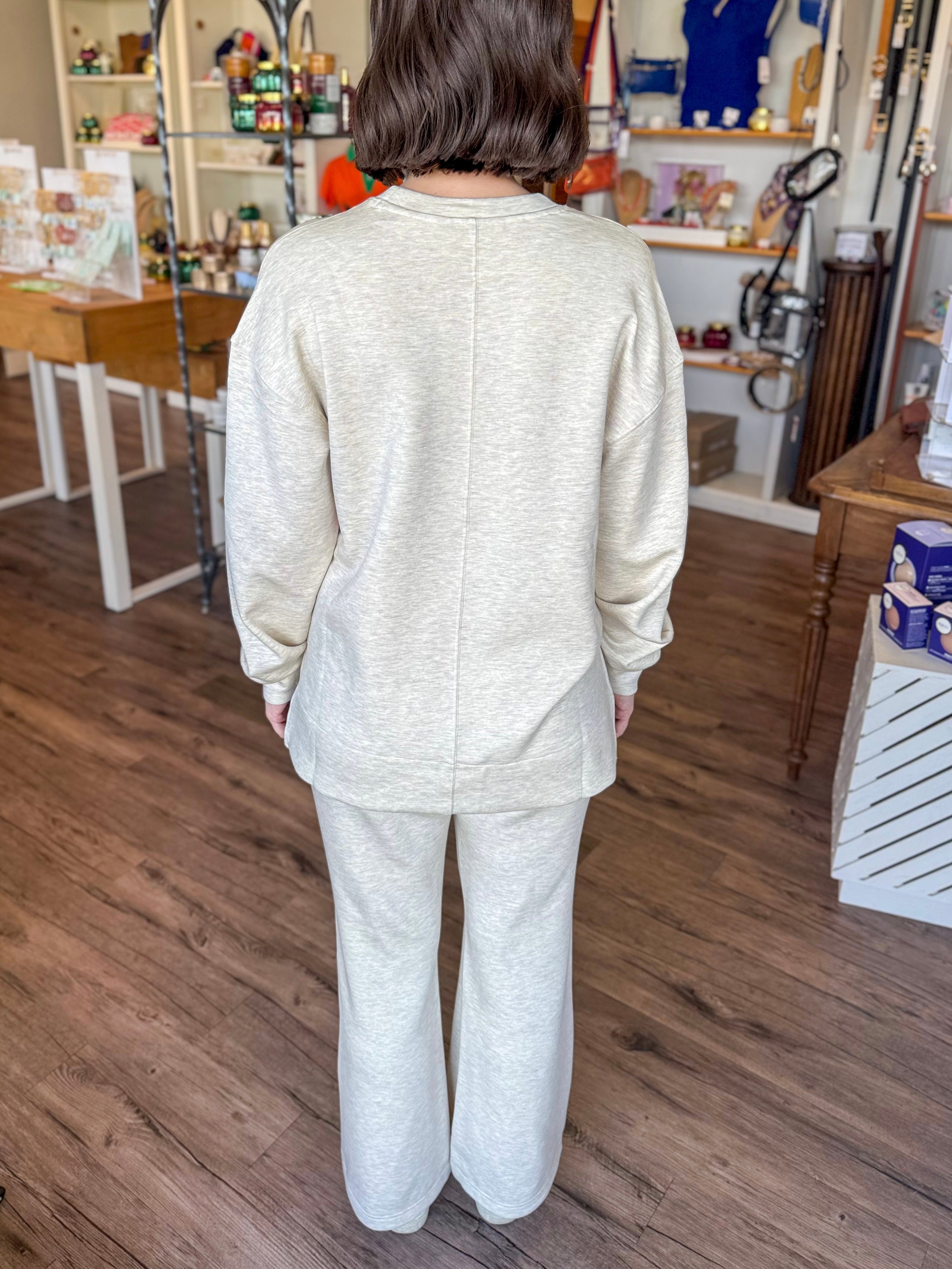 Air Essentials Brushed Crewneck Top