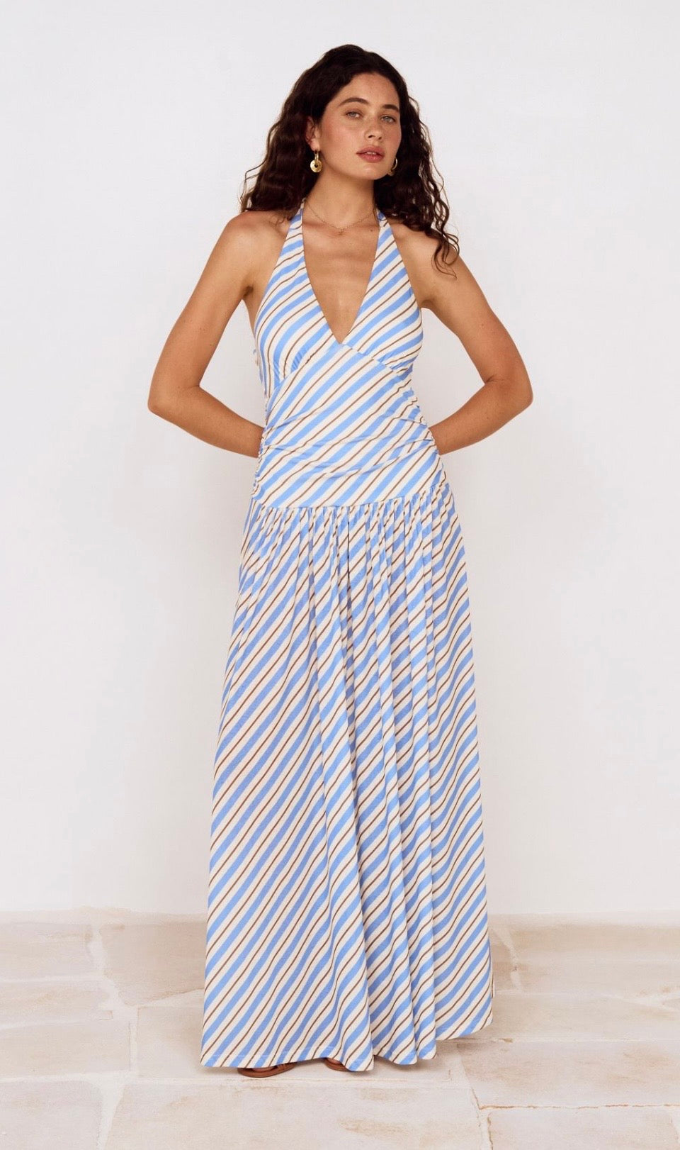 Sancia Halter Neck Midi Dress Tapestry Inc Sancia Halter Neck Midi Dress Tapestry Inc