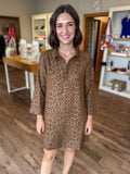 Golden Leopard Dress