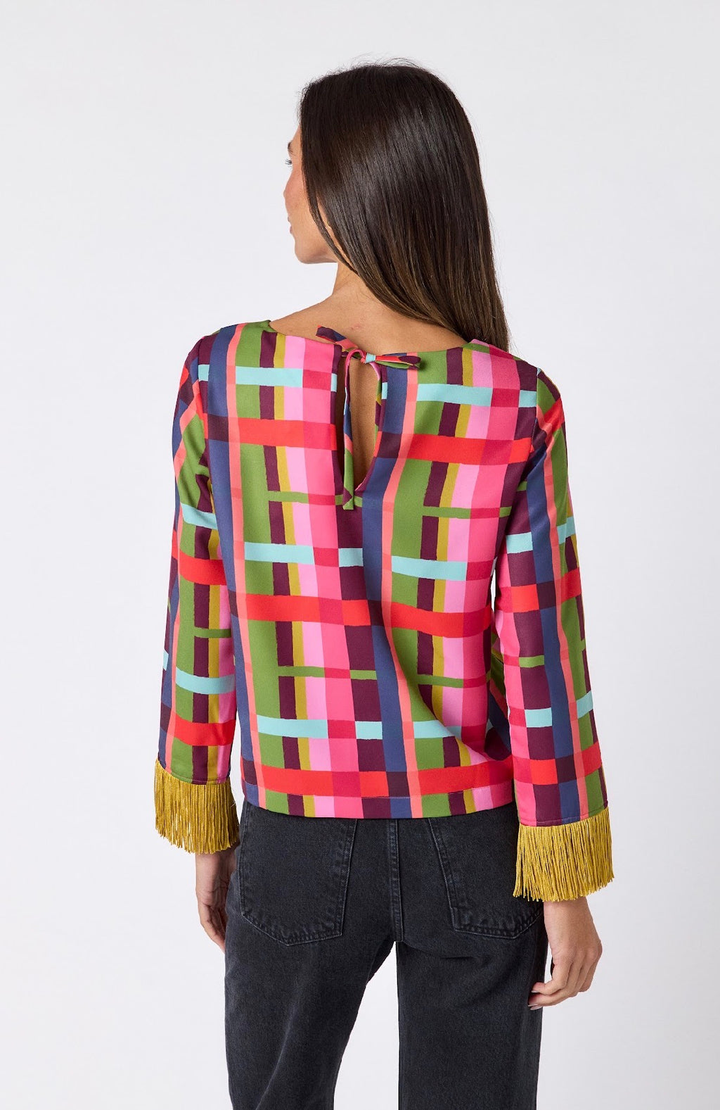 Maya Top in Plaid Parade