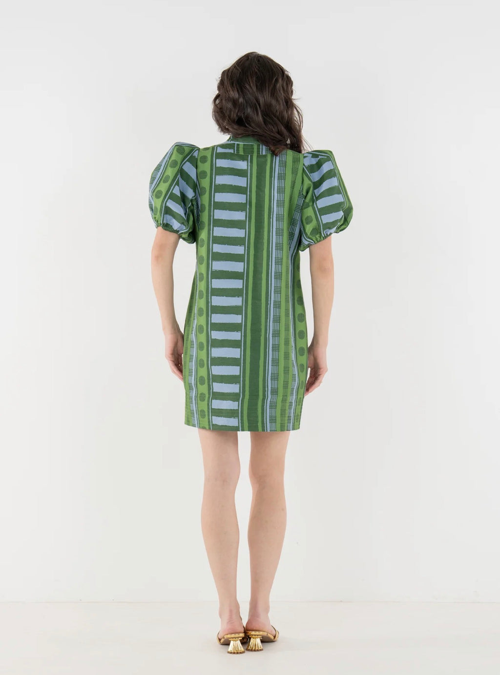 Hampton Mini Dress in Forest Jubilee