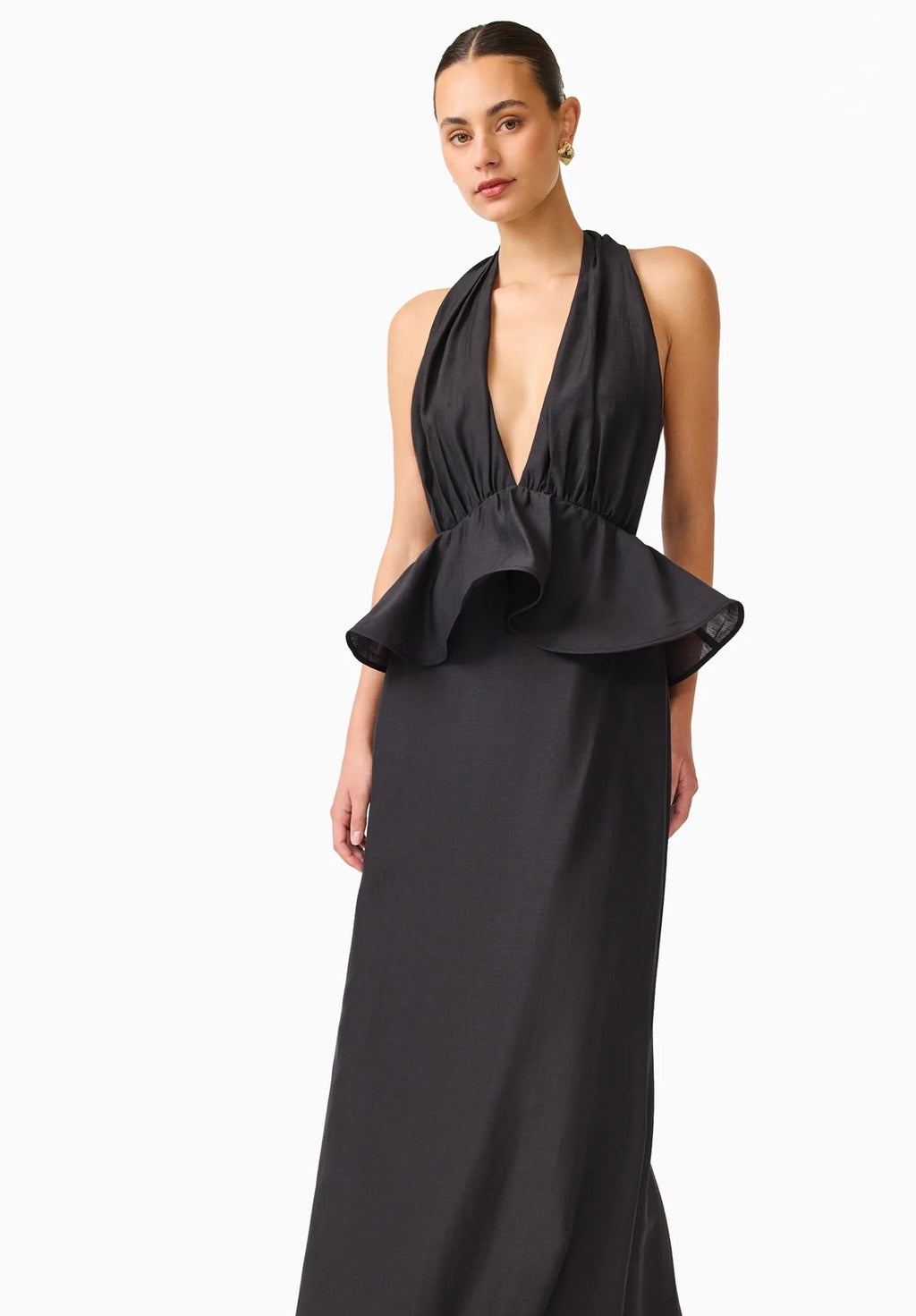 Florina Halter Peplum Dress