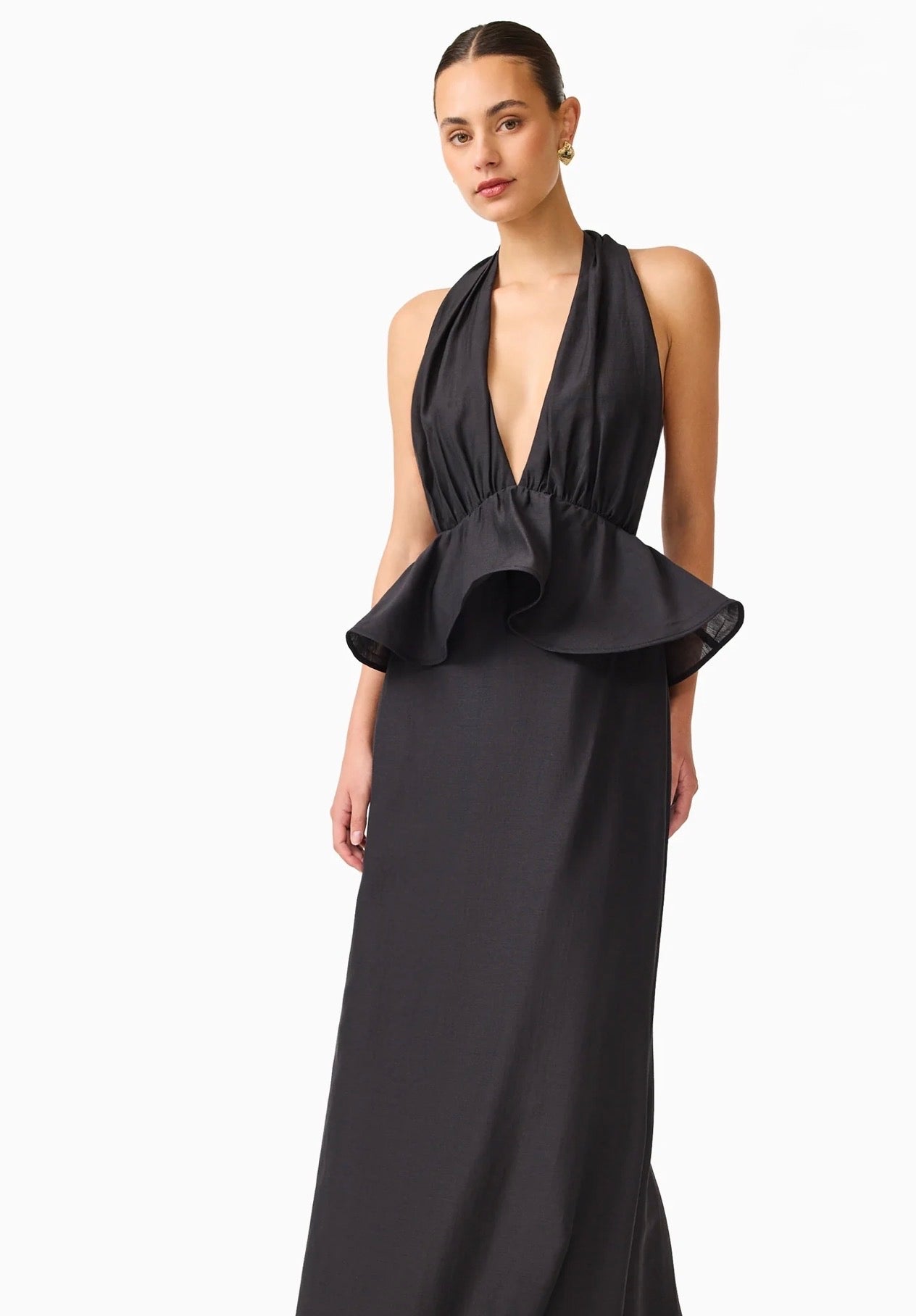 Florina Halter Peplum Dress