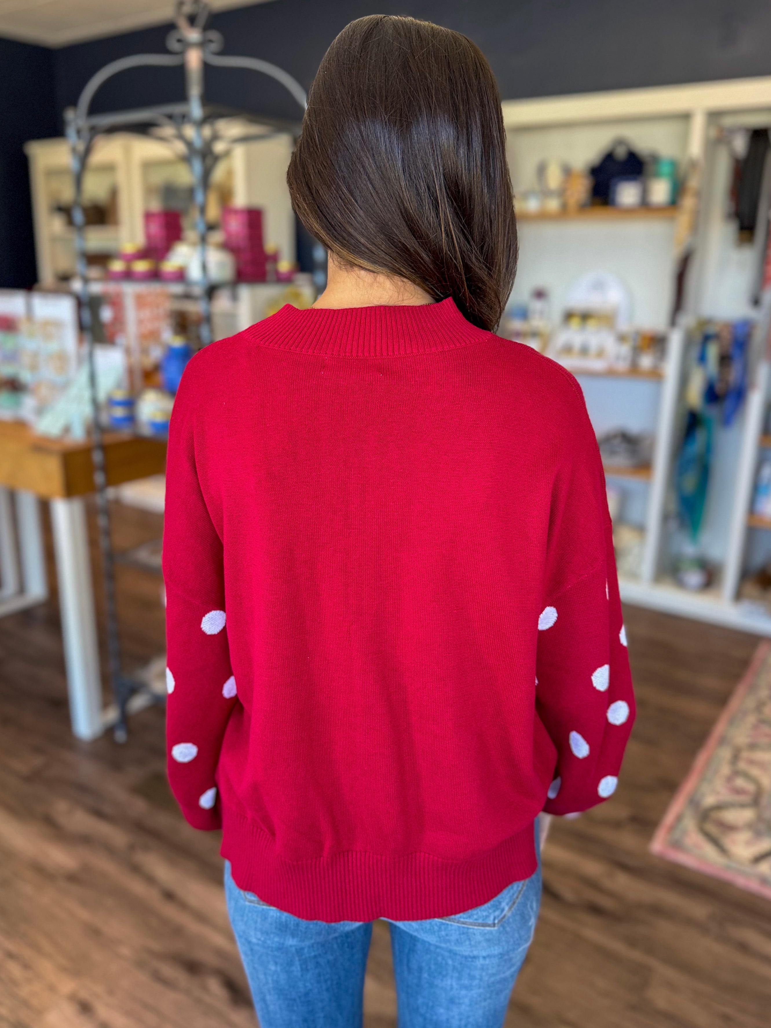 The Merit Mockneck Sweatshirt in Gamecocks