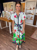 Nora Dress in Floral Flutter