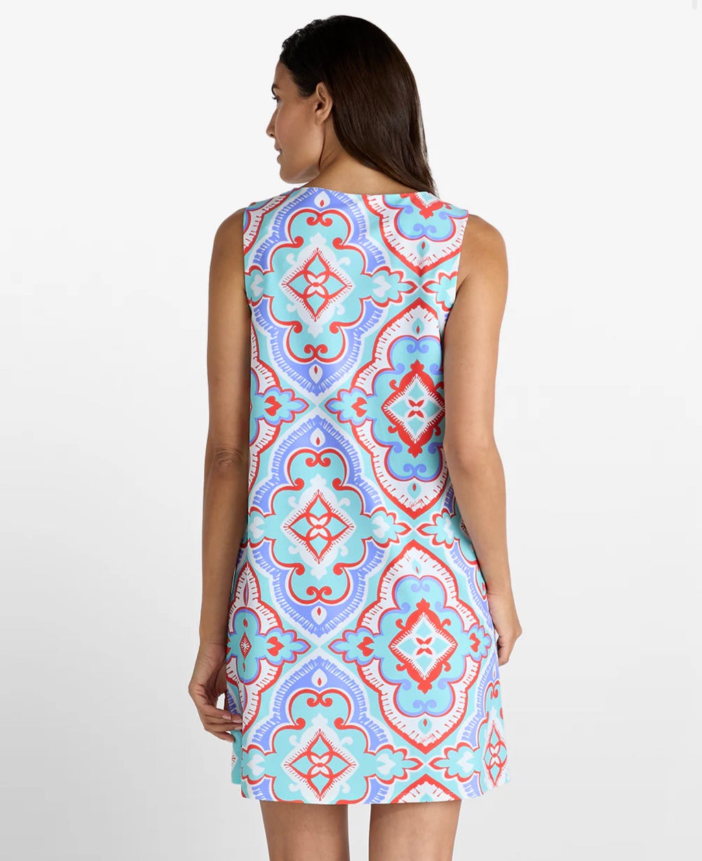 Yolanda Dress in Fez Tile Print