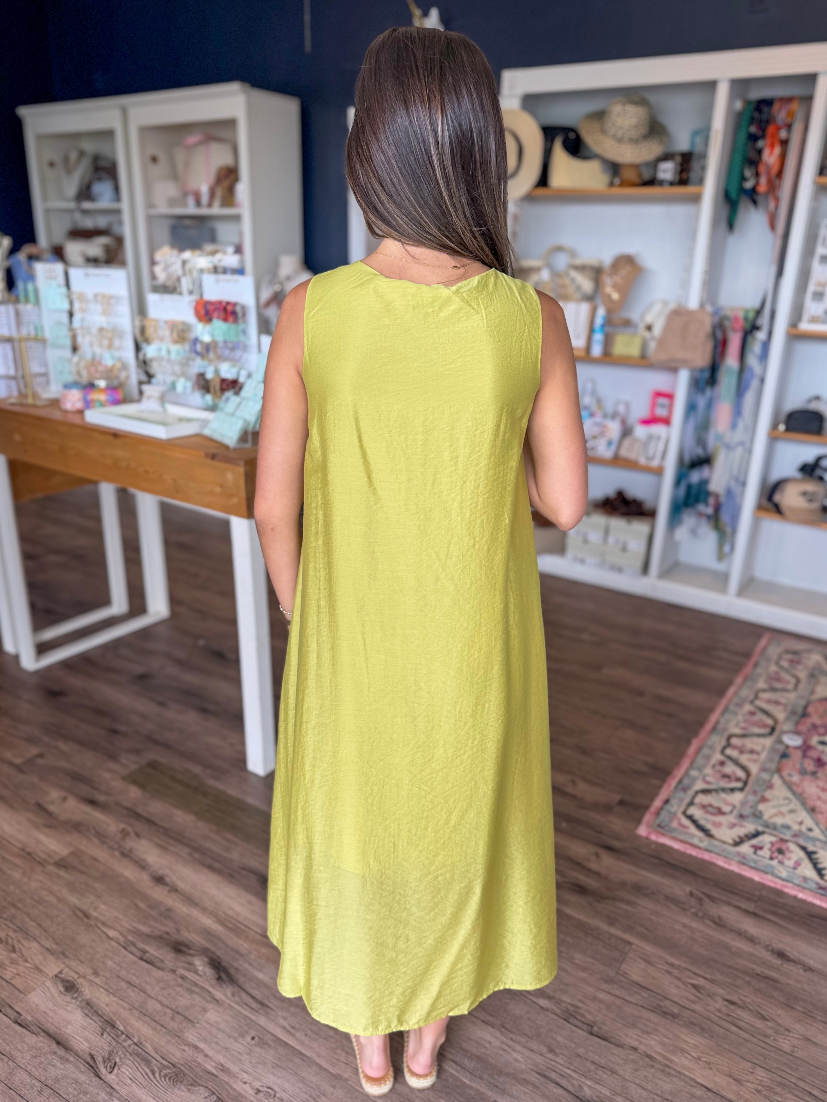 chartreuse dress maxi Chartreuse Twist Maxi Dress – Tapestry Inc