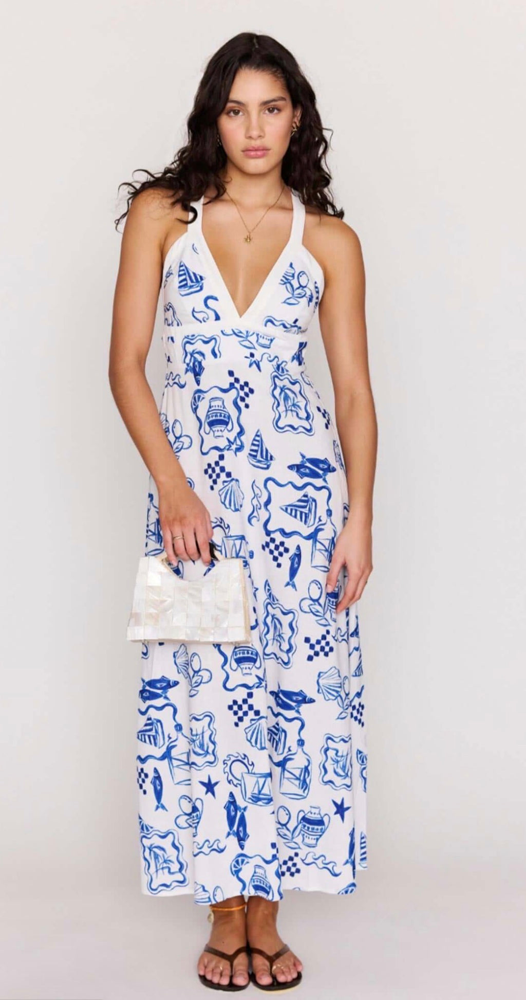 Baci Blue Nautical Dress