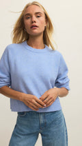 Coming Up Sweater in Light Blue