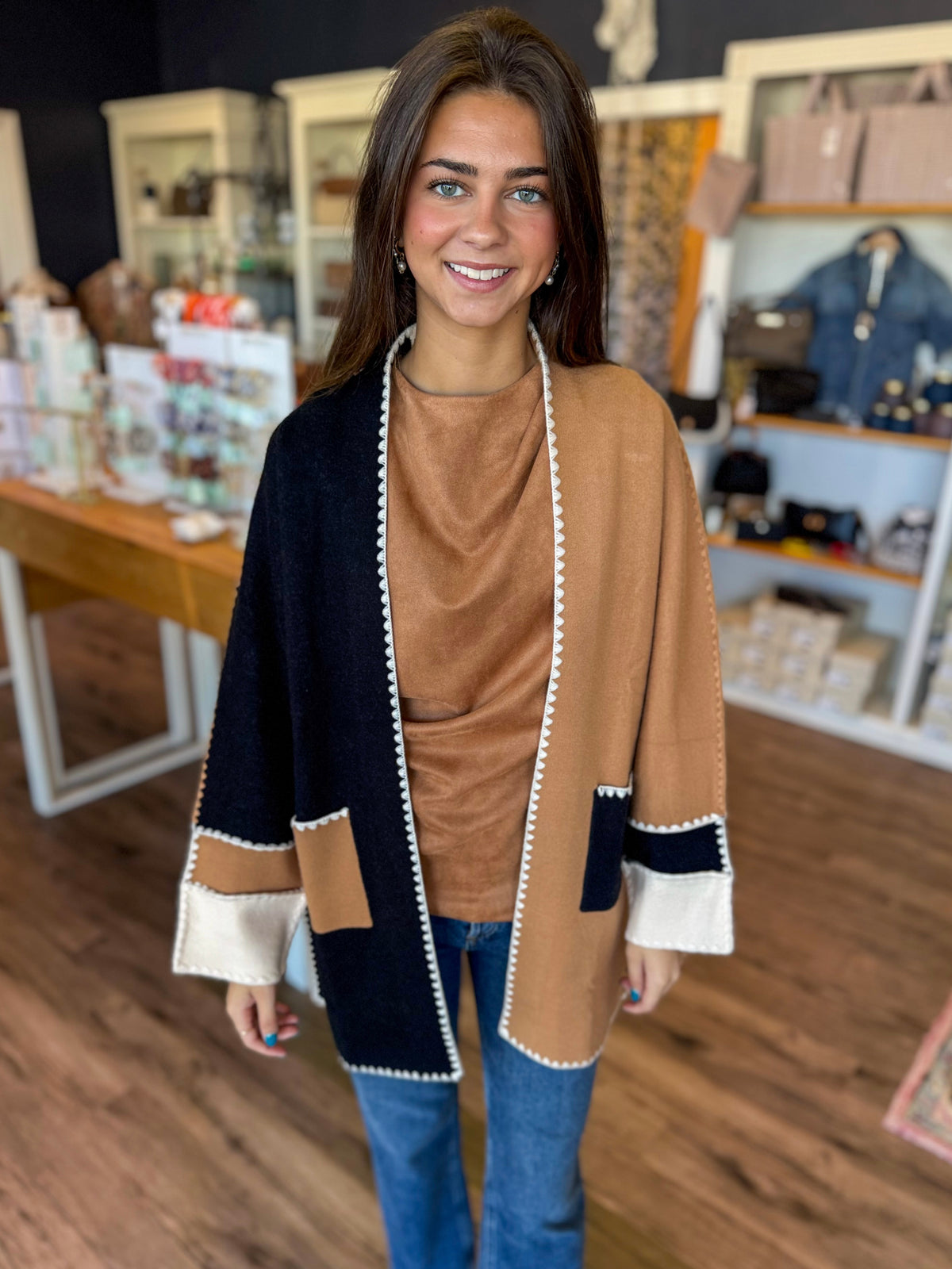 Colorblock Cardigan