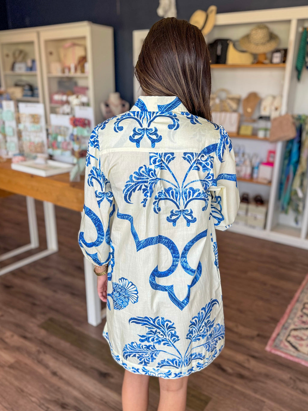 Ava Dress in Fresco Blue