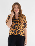 Poppy Top in Leopard